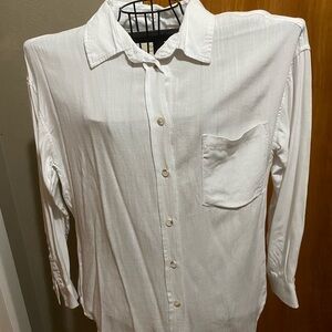 Classic White Men's Shirt